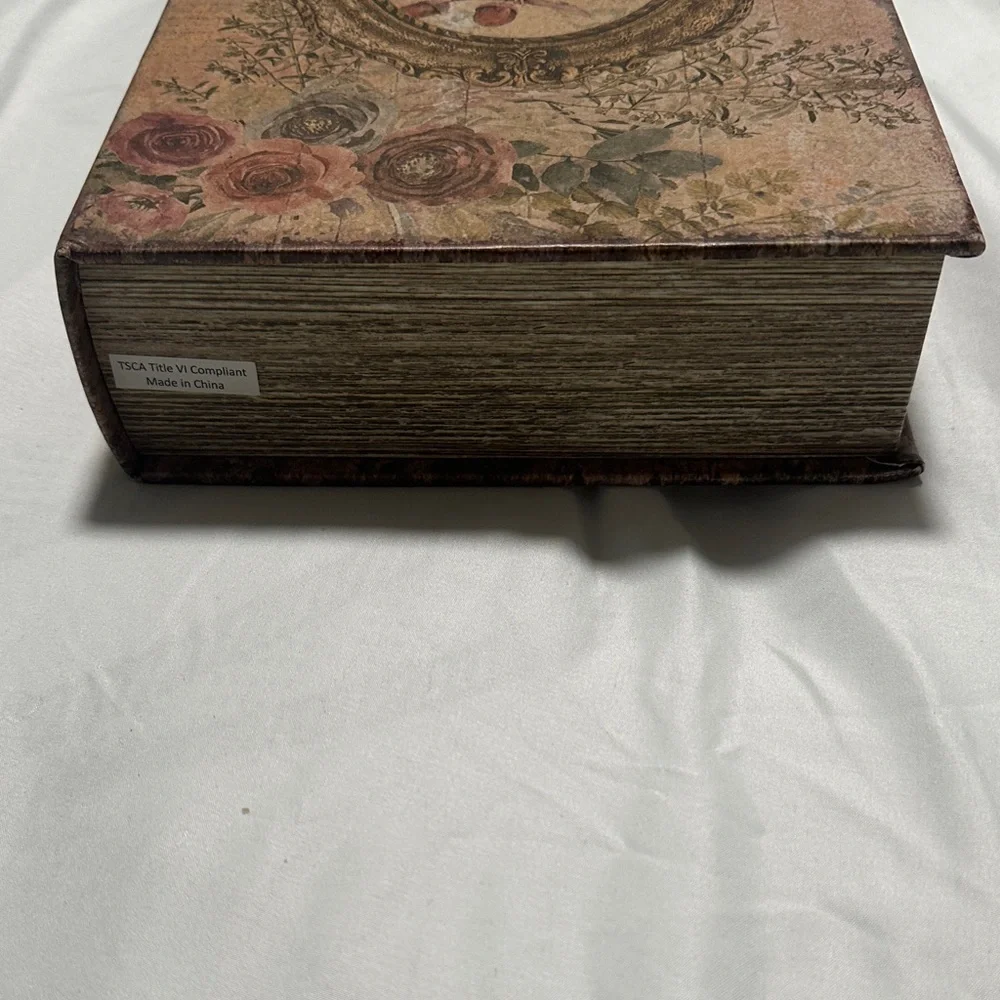Vintage Style Bird and Floral Decorative Box